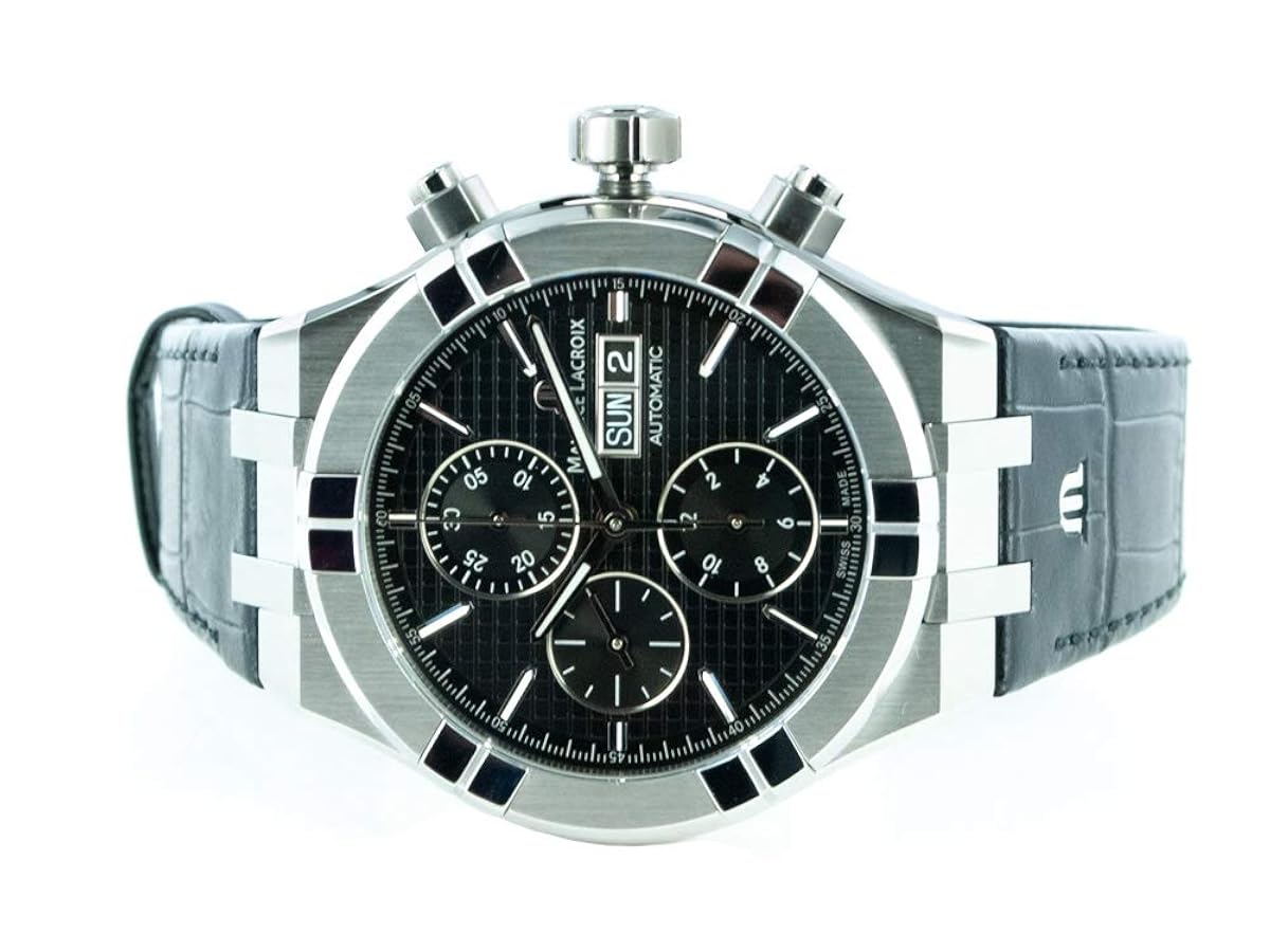 Amazon | Maurice Lacroix Aikon 自動クロノグラフウォッチ 44mm